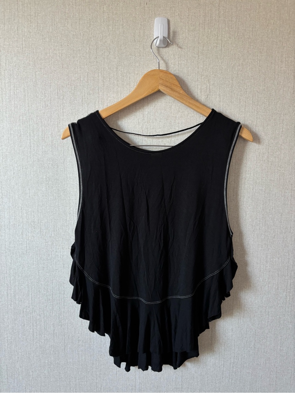 We The Free Black Scoop Neck Tank